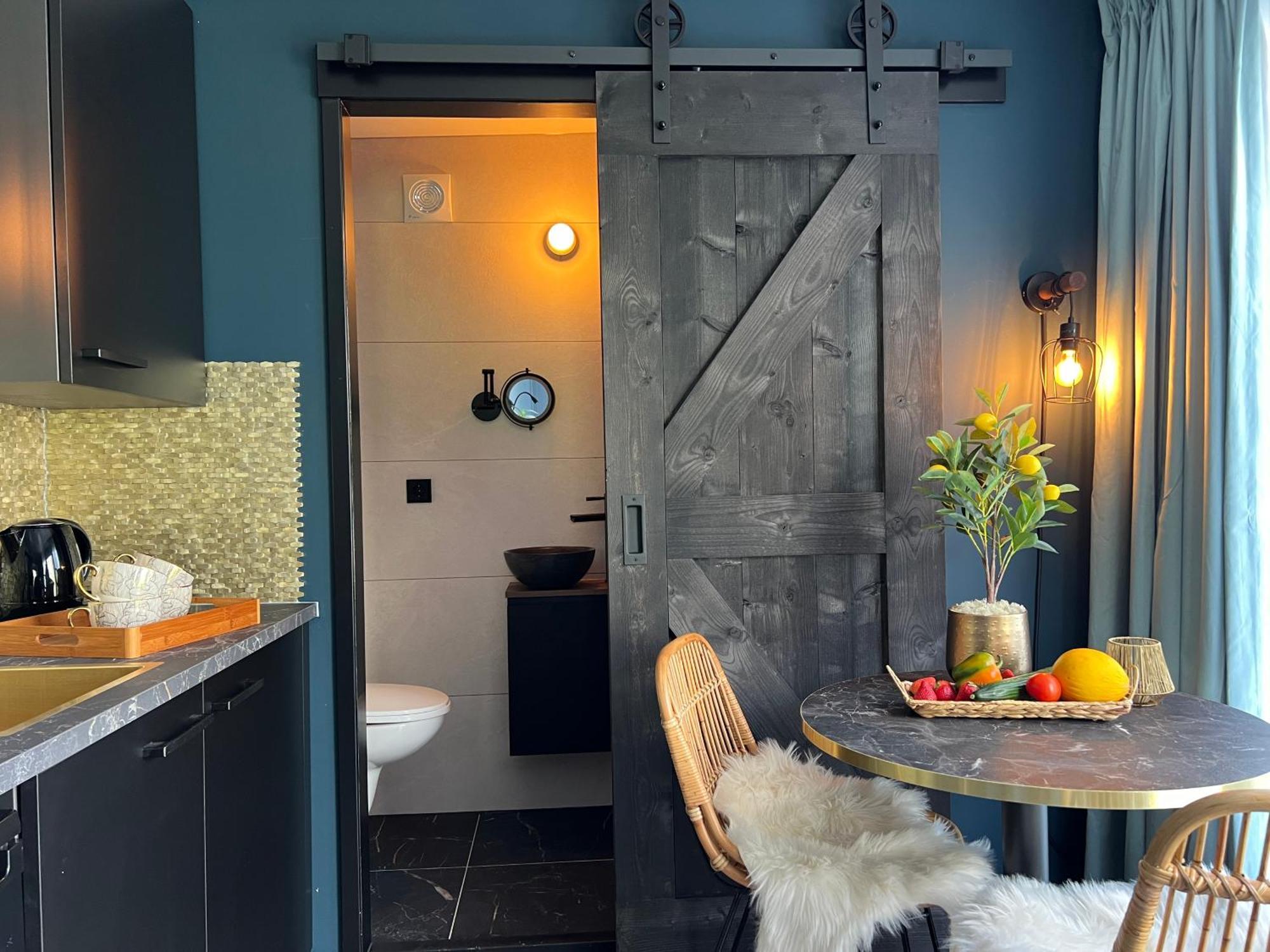 B&B Prive Tiny House Bij Zee Стелендам Екстериор снимка